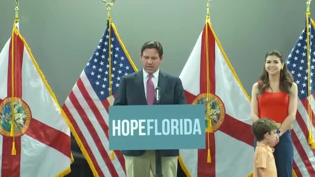 Governor Ron DeSantis and First Lady Casey DeSantis Present Awards Through the Hope Florida Fund